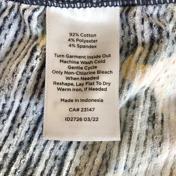 T by Talbots Floral Long Sleeve Top XL - Picture 8 of 8